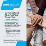 Convocatoria abierta para pasantías en la Comisión Chilena de Derechos Humanos (CCHDH)