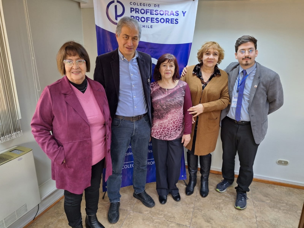 Comisión Chilena de DDHH se reúne con directorio del Colegio de Profesores con miras a la presentación de informe ante las Naciones Unidas
