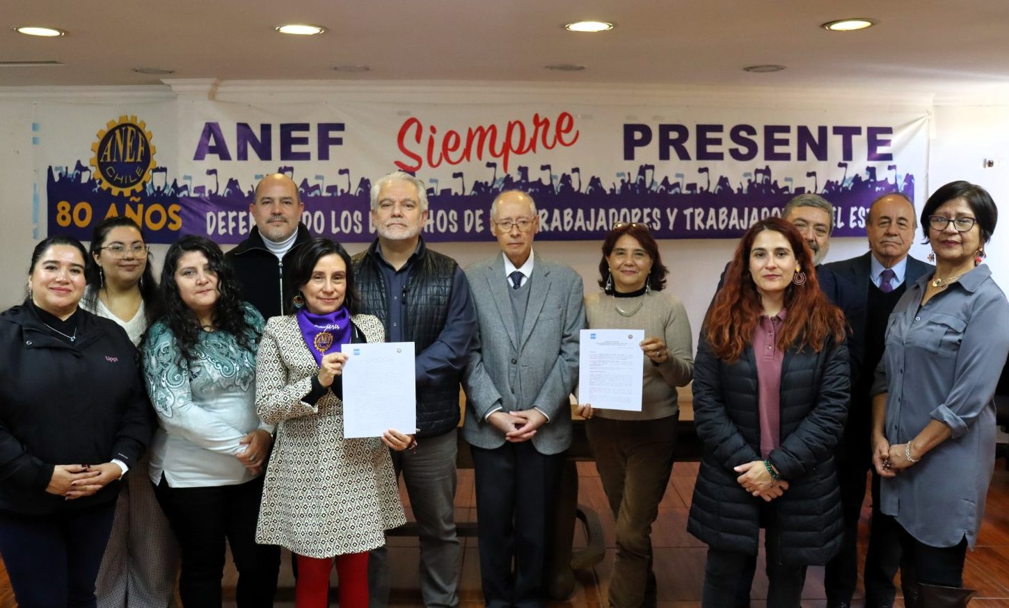 ANEF y CCHDH acuerdan monitorear obligaciones del Estado en materias de DD.HH.