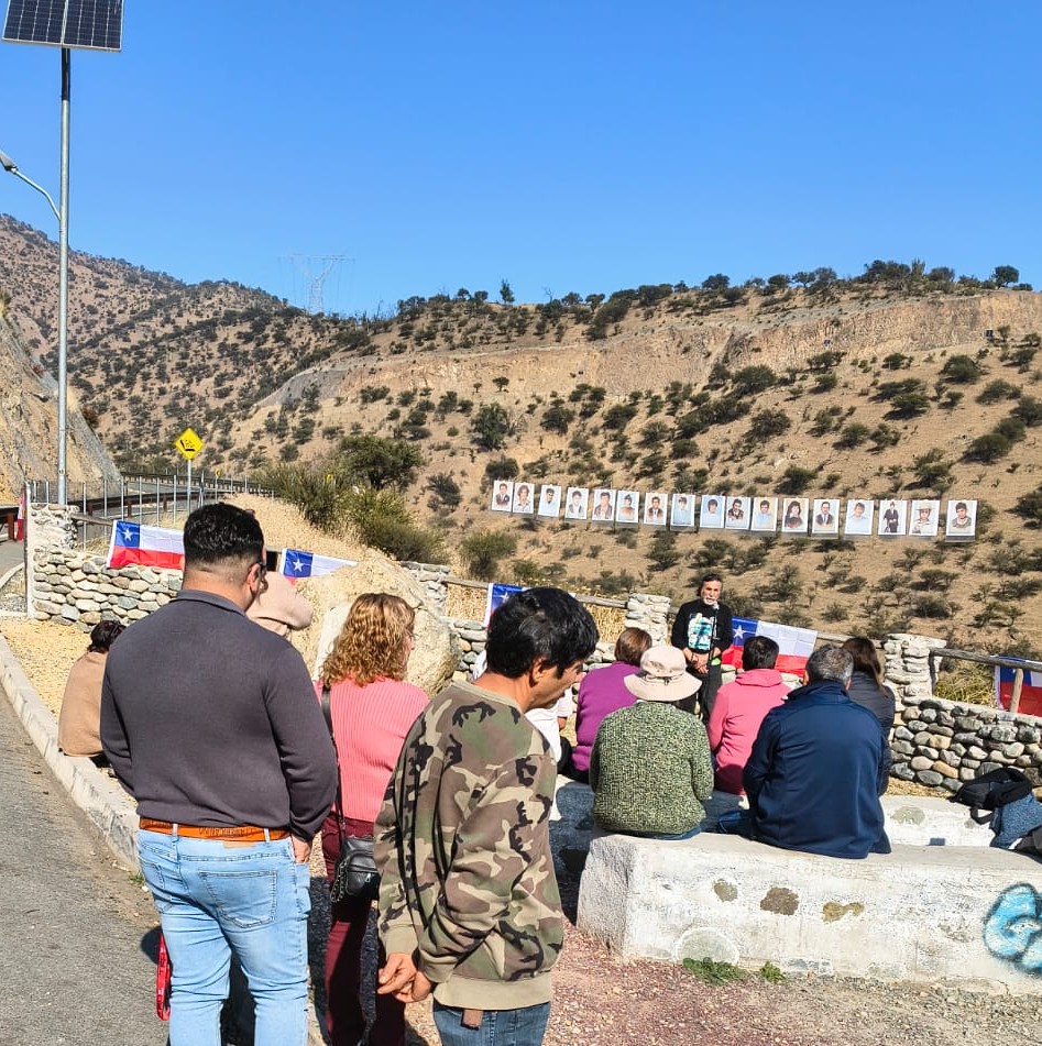 Cuesta de Chada: Emotivo homenaje a seis meses de Sitio de Memoria