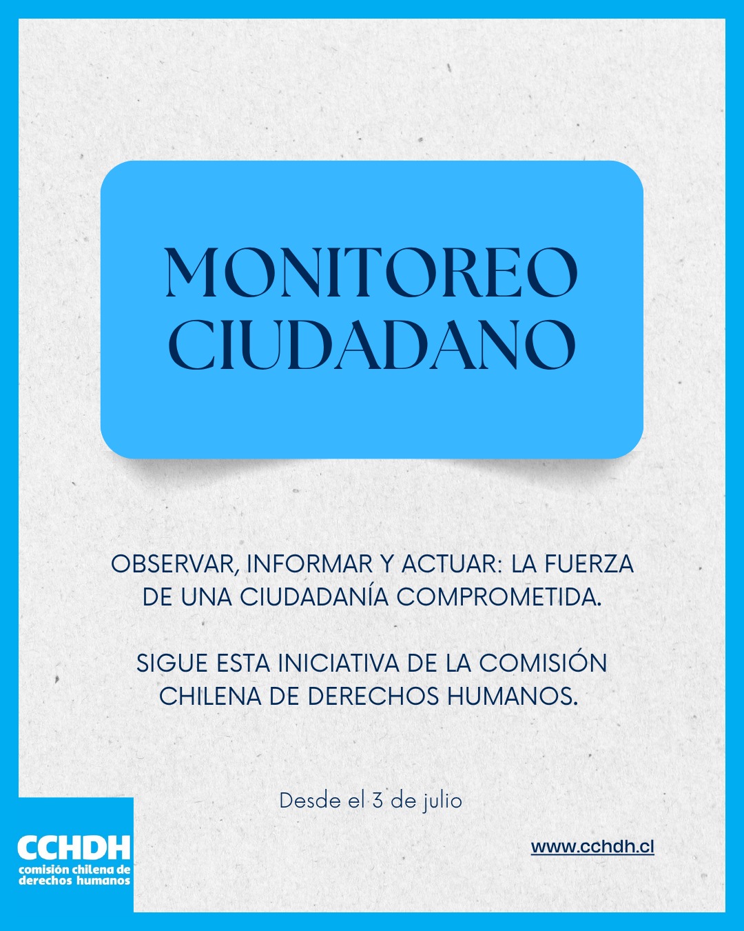 Campaña informativa -educativa: DD.HH en el día a día