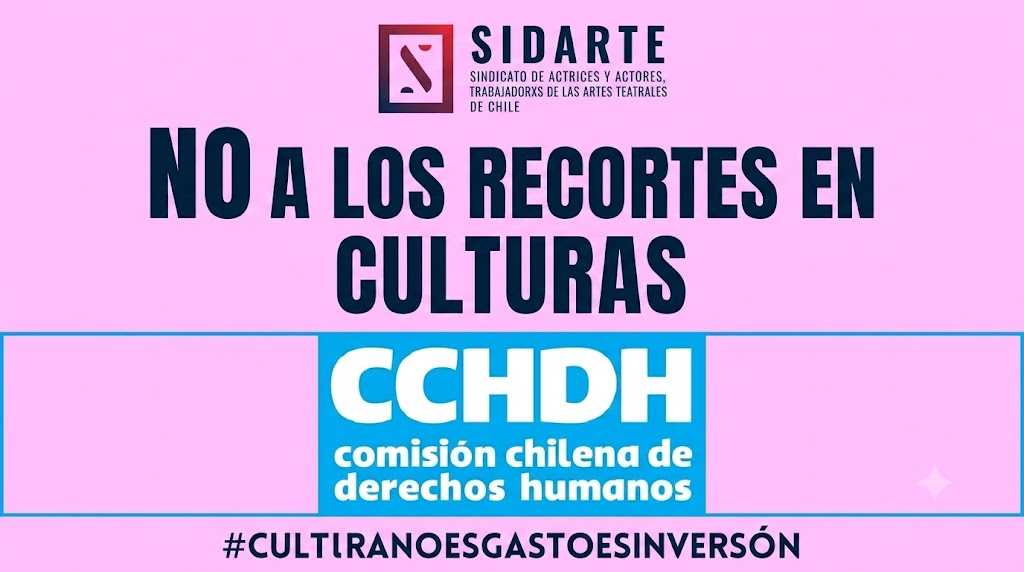 CCHDH -Sidarte. Exigen revertir recortes en Cultura bajo amenaza de demanda internacional contra el Estado