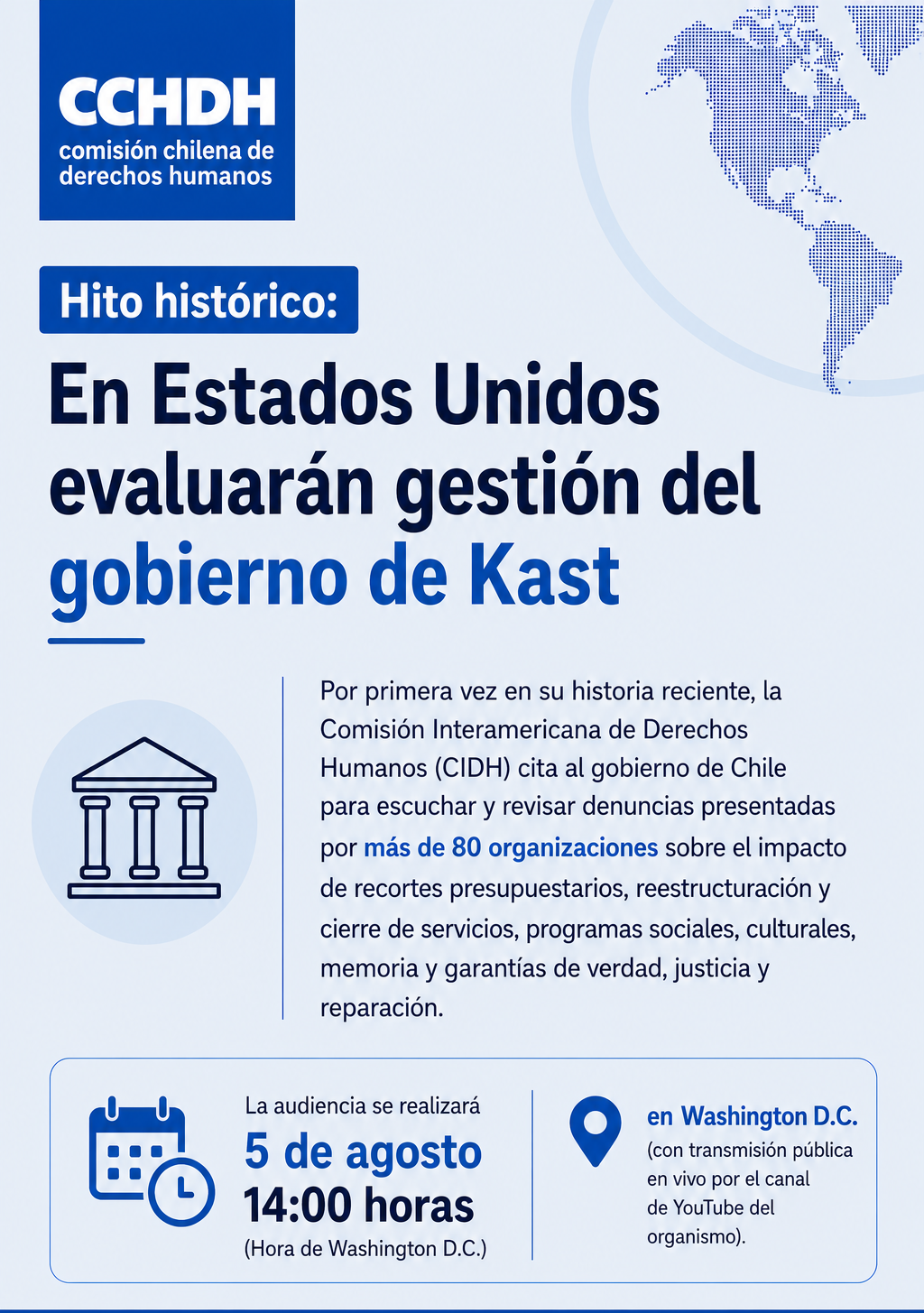 Cobertura: ¿Vulnera Chile sus compromisos internacionales de DD.HH?
