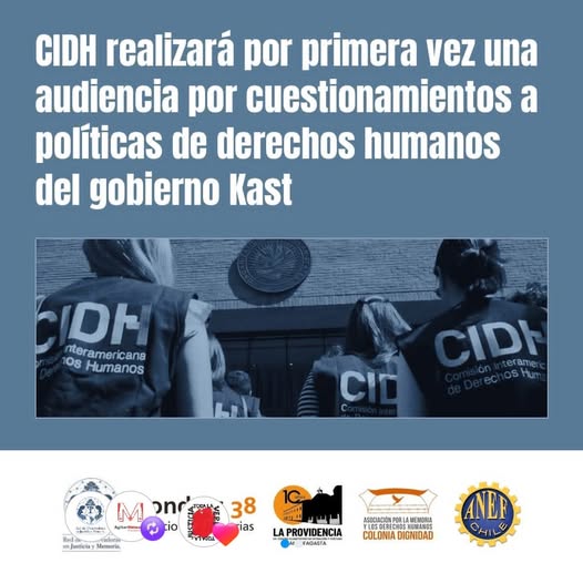 ORGANIZACIONES DD.HH Y ANEF  EN LA CIDH